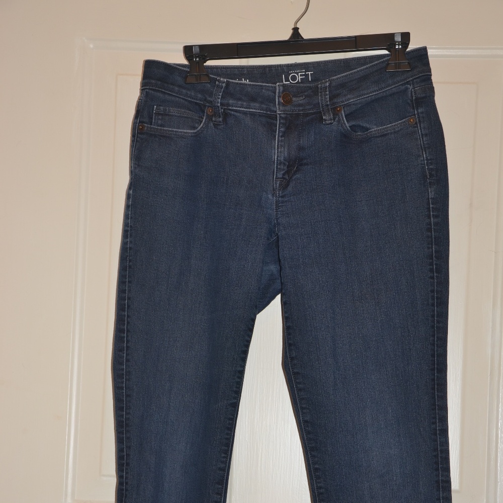 Loft Curvy Straight Jeans